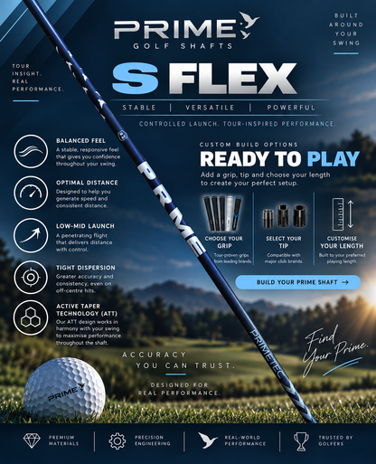 Prime Graphite Shaft | S Flex