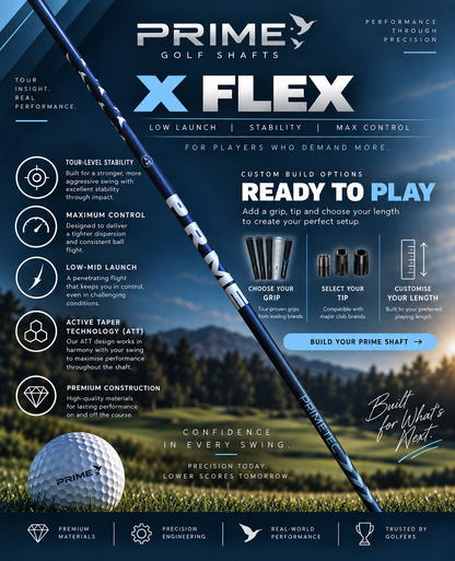 Prime Graphite Shaft | X Flex